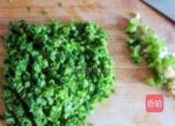 香椿肉末锅烙的做法图解3