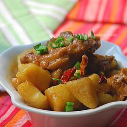 土豆炖鸡块的做法[图]
