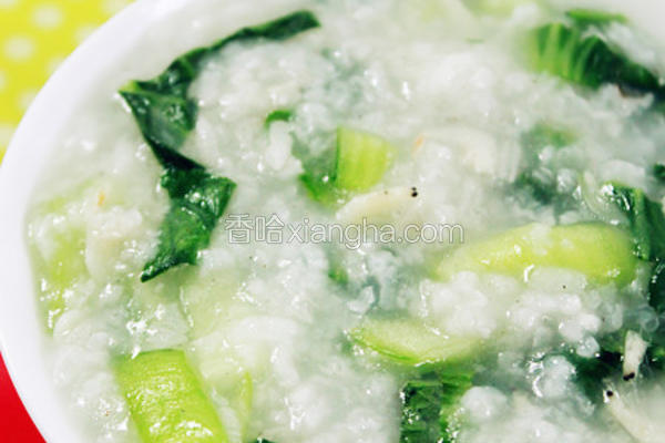 虾米青菜粥