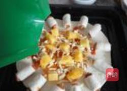 菠萝火腿花边比萨的做法图解11