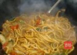 素菜炒面的做法图解10