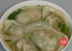 香菜肉馅大馄饨的做法图解15