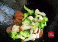 剁椒双花炒饭的做法图解6