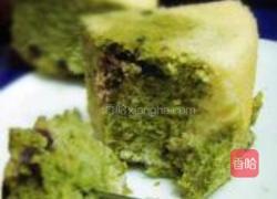 抹茶红豆戚风的做法图解15