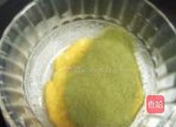 抹茶红豆戚风的做法图解5
