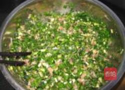 韭菜虾肉馄饨的做法图解4
