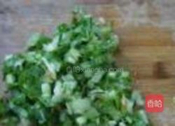 胡萝卜青菜炒饭的做法图解3