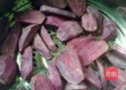 蜂蜜紫薯豆沙饼的做法图解1