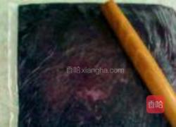 蜂蜜紫薯豆沙饼的做法图解3