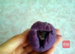 蜂蜜紫薯豆沙饼的做法图解9