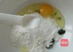 荠菜蛋饼的做法图解6