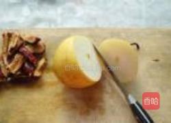 冰糖红枣蒸雪梨的做法图解5
