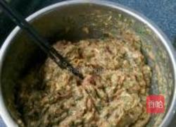 猪肉豇豆包子的做法图解3