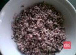 黑豆花生粽的做法图解2