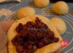 双麻豆沙饼的做法图解3