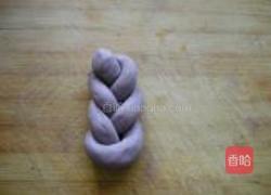 紫薯肉松麻花卷的做法图解10