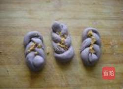 紫薯肉松麻花卷的做法图解11