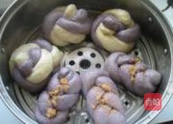 紫薯肉松麻花卷的做法图解13