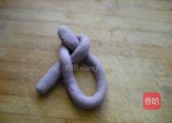 紫薯肉松麻花卷的做法图解8