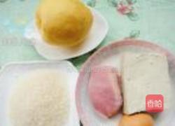 肉泥豆腐KT猫的做法图解1