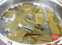 海带枸杞排骨汤的做法