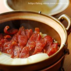 港式腊肠煲仔饭的做法[图]