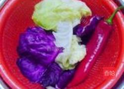 彩椒双色甘蓝卷饼的做法图解13