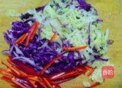 彩椒双色甘蓝卷饼的做法图解14