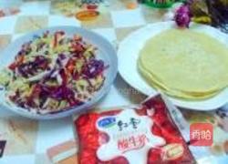 彩椒双色甘蓝卷饼的做法图解17