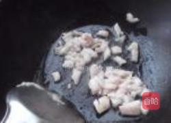 包菜肉丁炒米粉的做法图解4