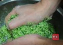 荠菜粑粑的做法图解4