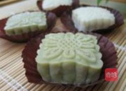 抹茶双色冰皮月饼的做法图解24