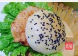 奥尔良煎鸡汉堡的做法图解12