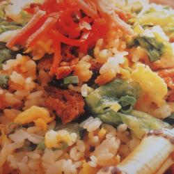 牛肉碎菜丝蛋炒饭的做法[图]