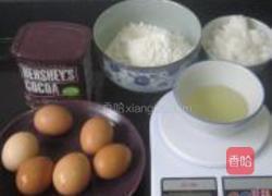 法式可可海绵蛋糕的做法图解1