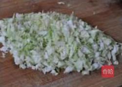 干贝苞菜猪肉饺子的做法图解3