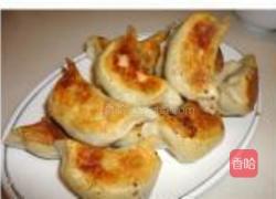 香椿扇贝水煎饺的做法图解10