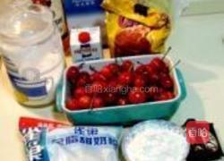 樱桃冰淇淋布朗尼的做法图解1