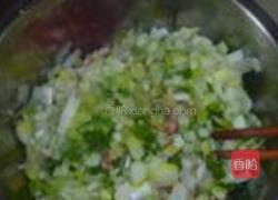 猪肉大葱馅锅贴的做法图解2