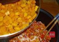 南瓜香肠饭的做法图解9