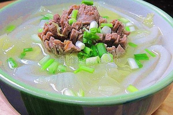 牛肉丸汤米果粉