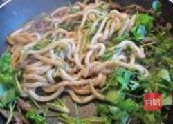 牛肉香菜炒乌冬的做法图解11