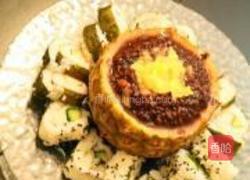 菠萝果仁黑米饭的做法图解3