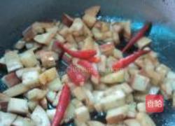 红椒炒茄丁的做法图解5