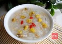 菊花燕麦粥的做法图解6