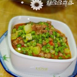 西葫芦烩豌豆的做法[图]