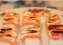三文鱼寿司的做法图解8