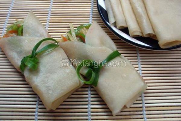 春饼薄如纸