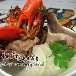 萝卜猪骨螃蟹汤的做法[图]