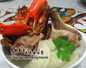 萝卜猪骨螃蟹汤